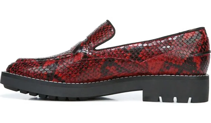 Loafers Women Franco Sarto Sarto Tivoli Loafer Red Leather