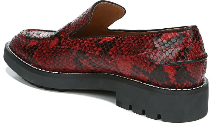 Loafers Women Franco Sarto Sarto Tivoli Loafer Red Leather