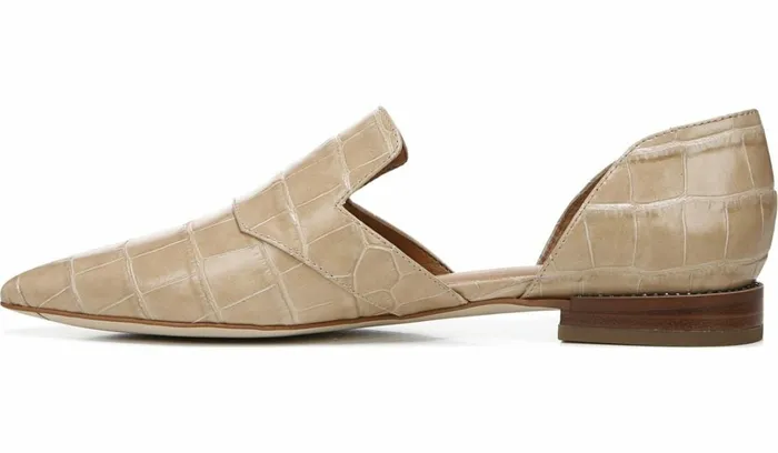 Loafers Women Franco Sarto Sarto Toby D039Orsay Flat Sand Leather