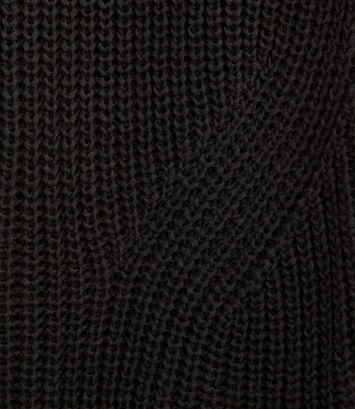 LOFT Double V Sweater Tank Black Women Sweaters