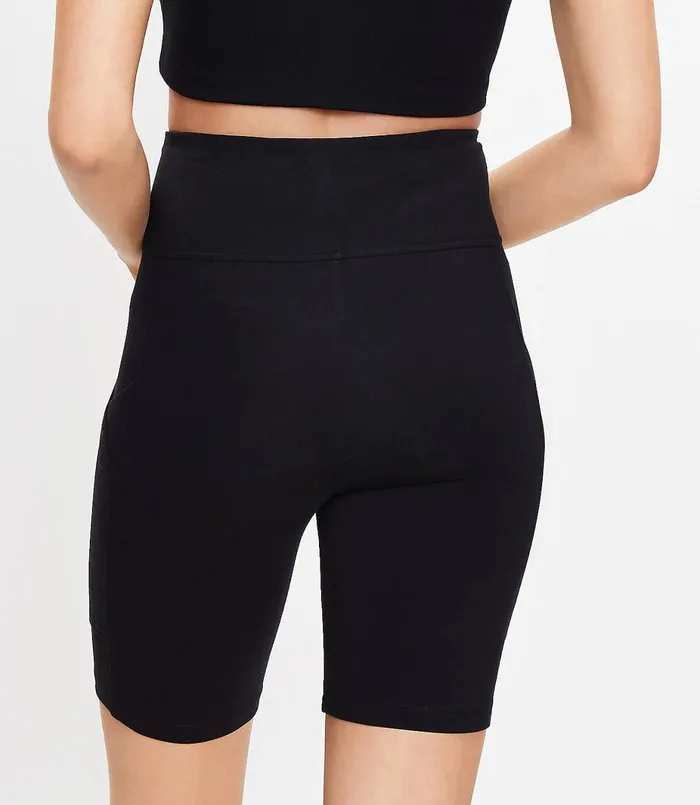 LOFT Lou and Grey Essential Pocket Bike Shorts Forever Navy Women Shorts