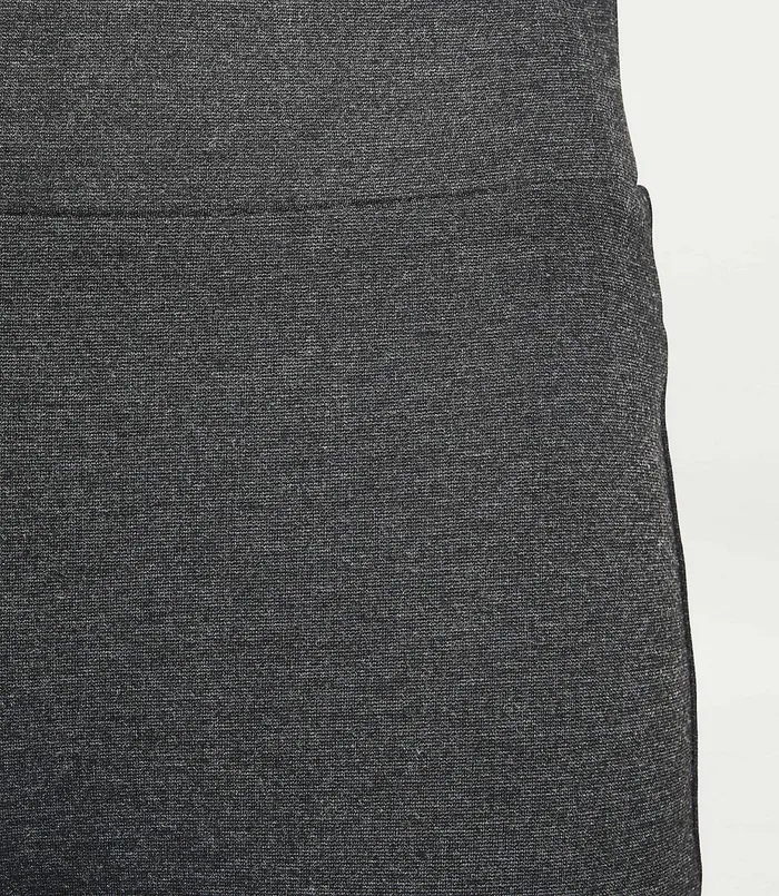 LOFT Petite Heathered Seamed Ponte Leggings Moonrock Grey Heather Women Petite Leggings