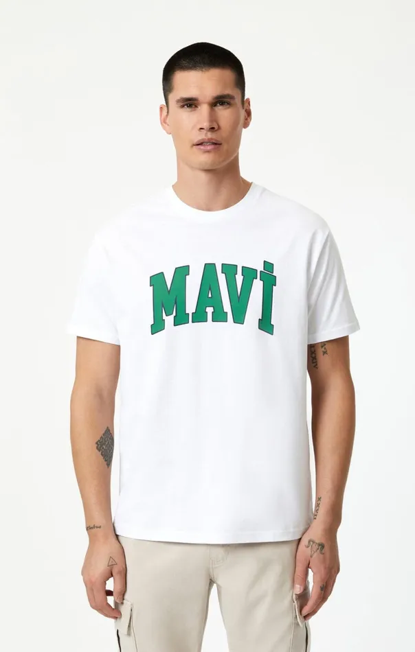 Logo TShirt In White Men Mavi Jeans TShirts