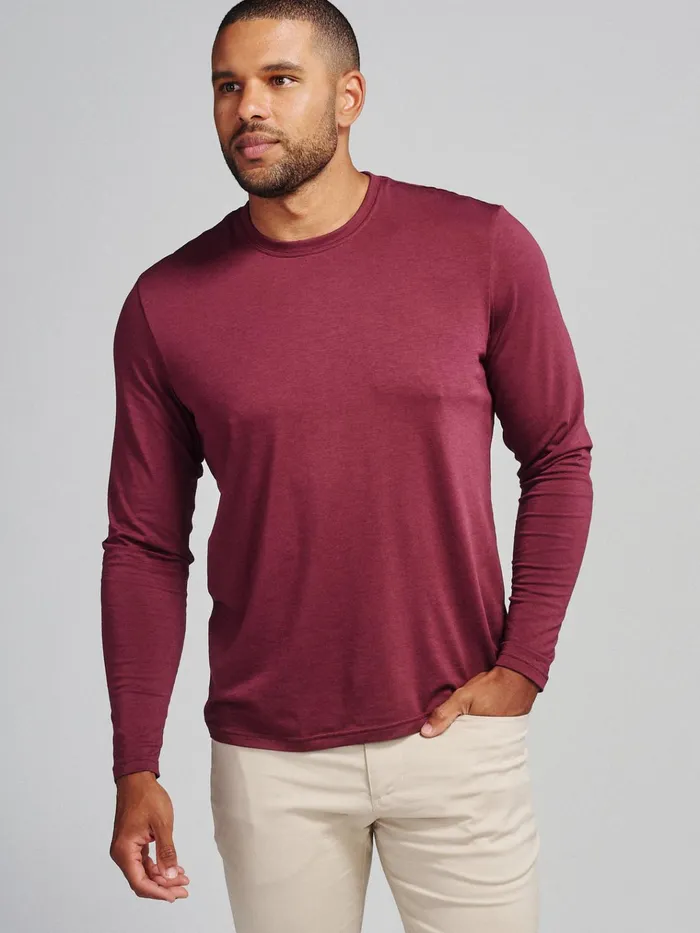 Long Sleeve TShirts Men Tasc Performance Pimaluxe Long Sleeve TShirt