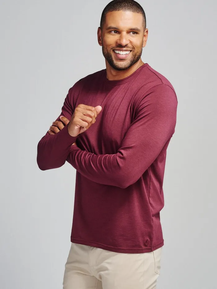 Long Sleeve TShirts Men Tasc Performance Pimaluxe Long Sleeve TShirt