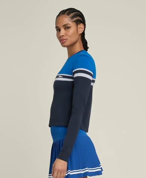 Long Sleeve Tops Women Wilson Brooklyn LongSleeve Tee Classic Navy