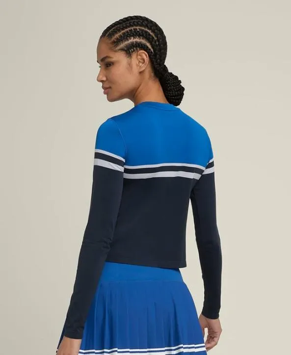Long Sleeve Tops Women Wilson Brooklyn LongSleeve Tee Classic Navy