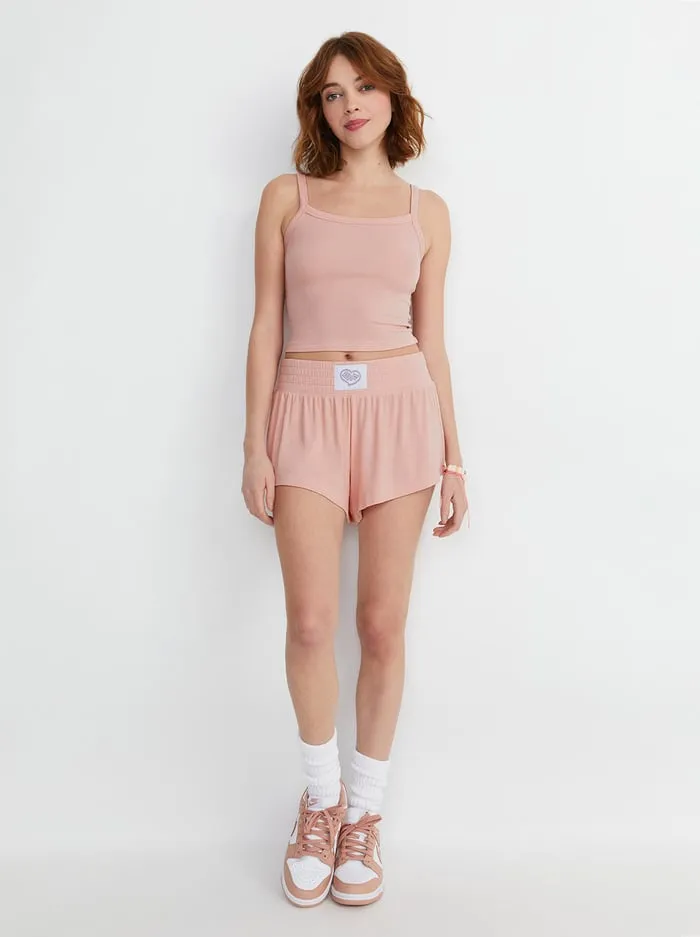 Loungewear Women Alice Olivia Big Feelings Laila Boxer Pj Set Rosy Pink