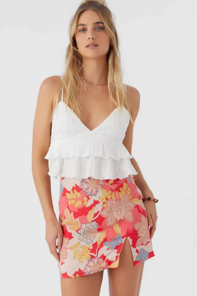 LYLA ANTALYA FLORAL MINI SKIRT Bittersweet Women O039NEILL Collections