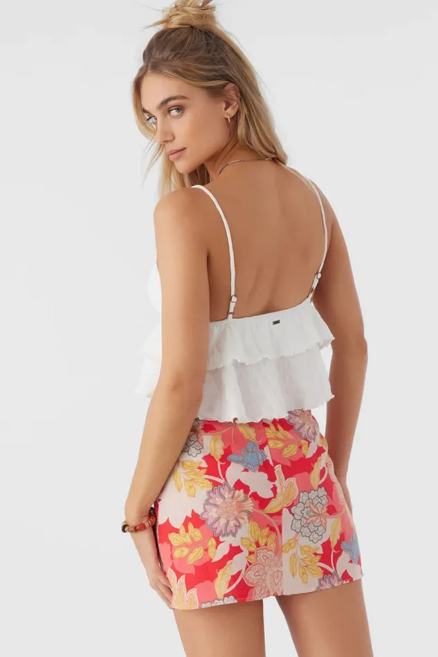 LYLA ANTALYA FLORAL MINI SKIRT Bittersweet Women O039NEILL Collections