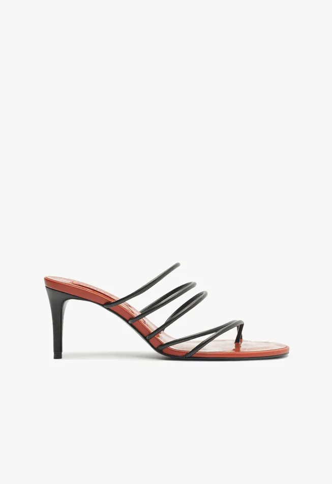 Malta Mule Sandal Orange Women Schutz Shoes Mules