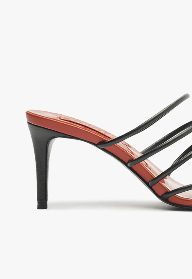 Malta Mule Sandal Orange Women Schutz Shoes Mules
