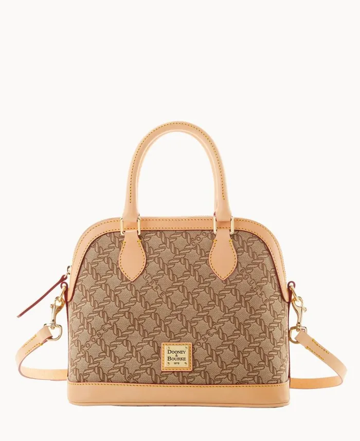 Maritime Satchel Brown Woman Dooney and Bourke Satchels