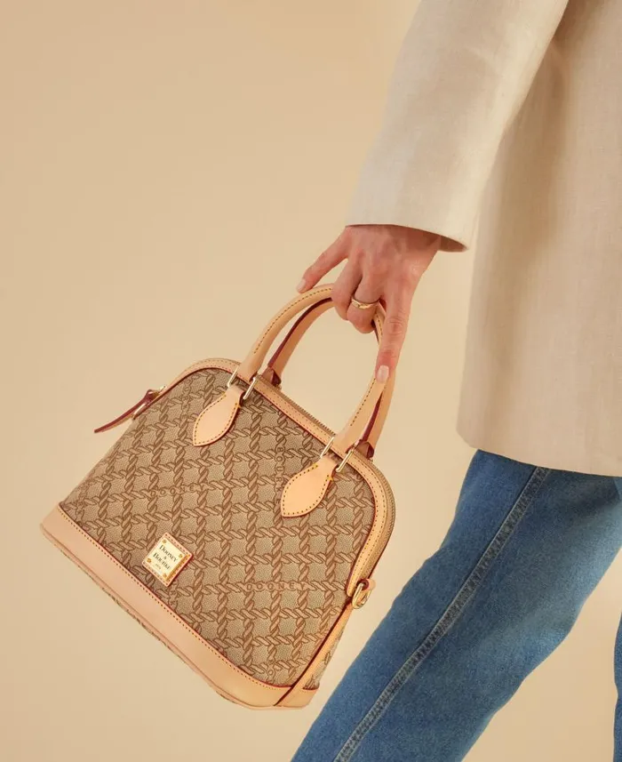 Maritime Satchel Brown Woman Dooney and Bourke Satchels Maritime Satchel Brown Woman Dooney and Bourke Satchels
