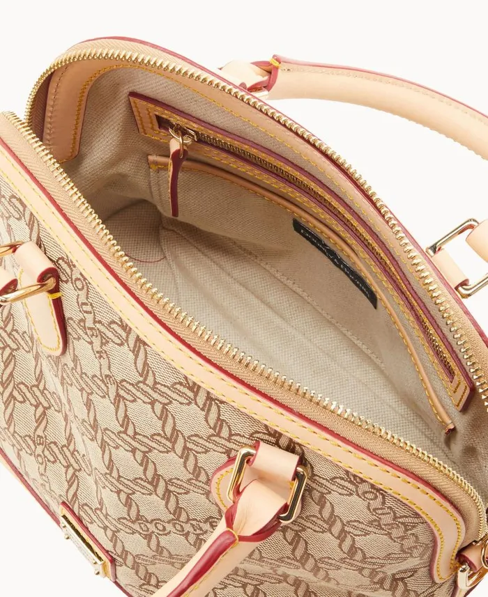 Maritime Satchel Brown Woman Dooney and Bourke Satchels Maritime Satchel Brown Woman Dooney and Bourke Satchels