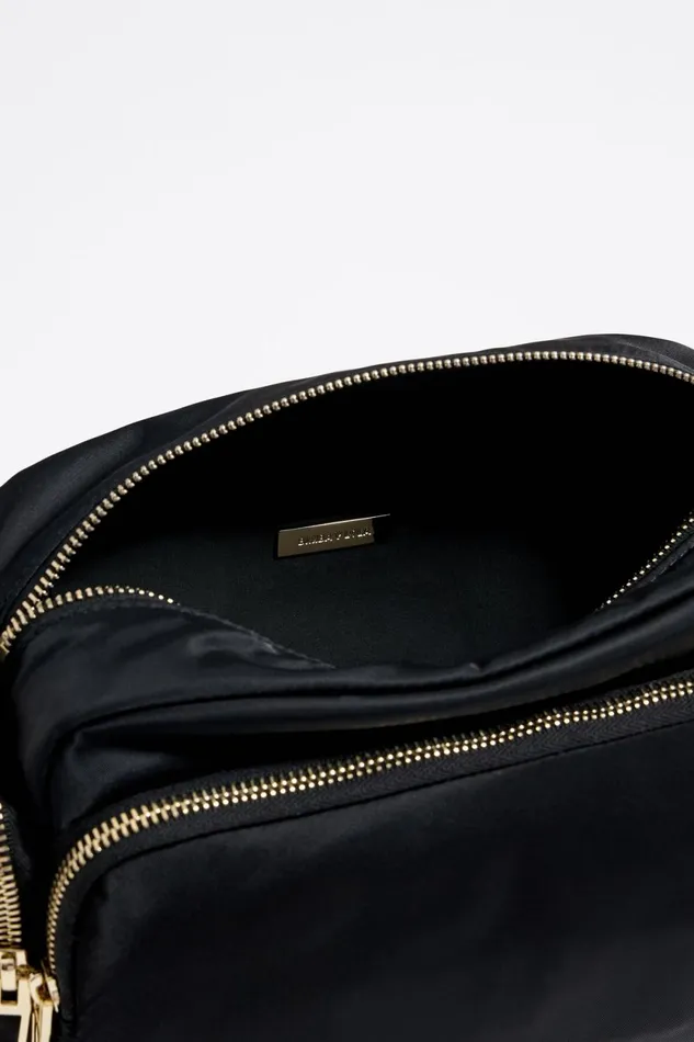 Medium Black Nylon Crossbody Bag Black Women Bimba Y Lola Crossbody Bags Medium Black Nylon Crossbody Bag Black Women Bimba Y Lola Crossbody Bags