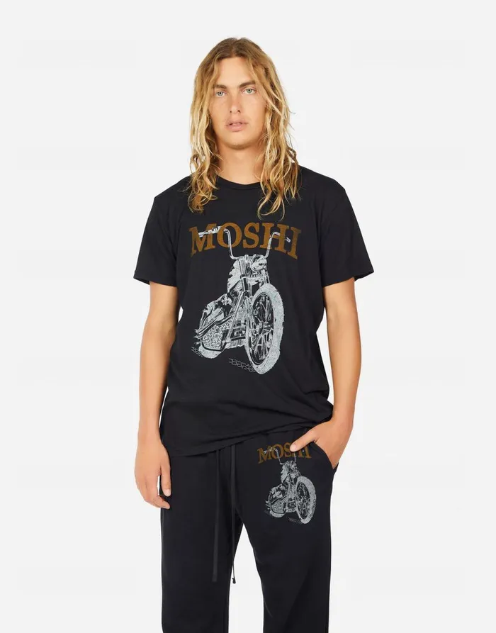 Men039s Sadler Moshi Cycle Black Lauren Moshi Tees