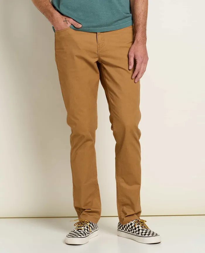 Men8217s ToadandCo Mission Ridge 5 Pocket Lean Pant Tabac Vintage Wash Pants