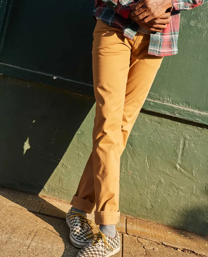 Men8217s ToadandCo Mission Ridge 5 Pocket Lean Pant Tabac Vintage Wash Pants