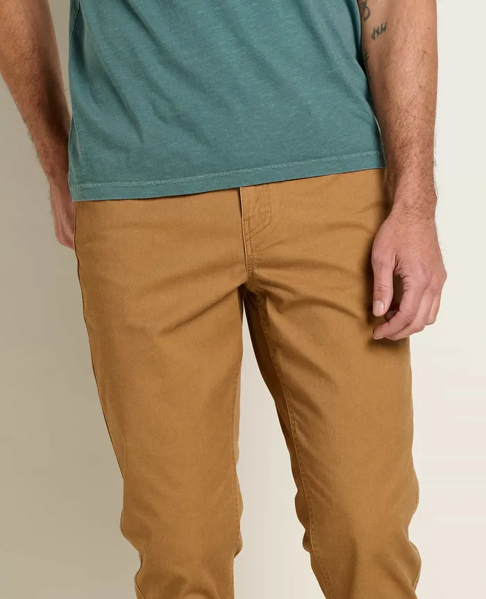 Men8217s ToadandCo Mission Ridge 5 Pocket Lean Pant Tabac Vintage Wash Pants