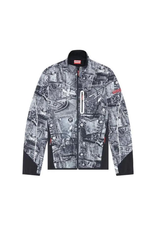 Men AmwtOrtisWt06 Blackgrey Diesel Outerwear And Jackets Men AmwtOrtisWt06 Blackgrey Diesel Outerwear And Jackets