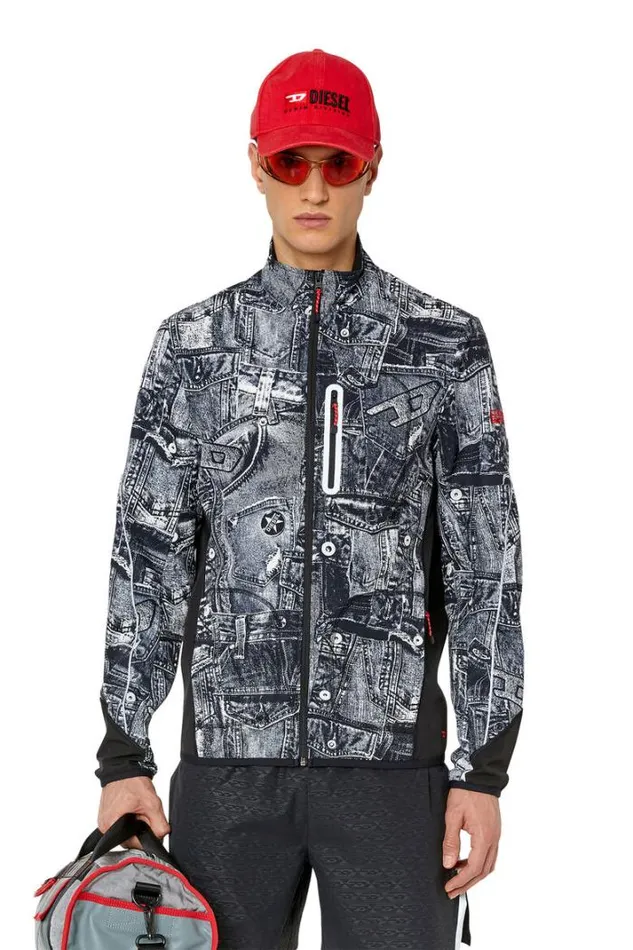 Men AmwtOrtisWt06 Blackgrey Diesel Outerwear And Jackets Men AmwtOrtisWt06 Blackgrey Diesel Outerwear And Jackets