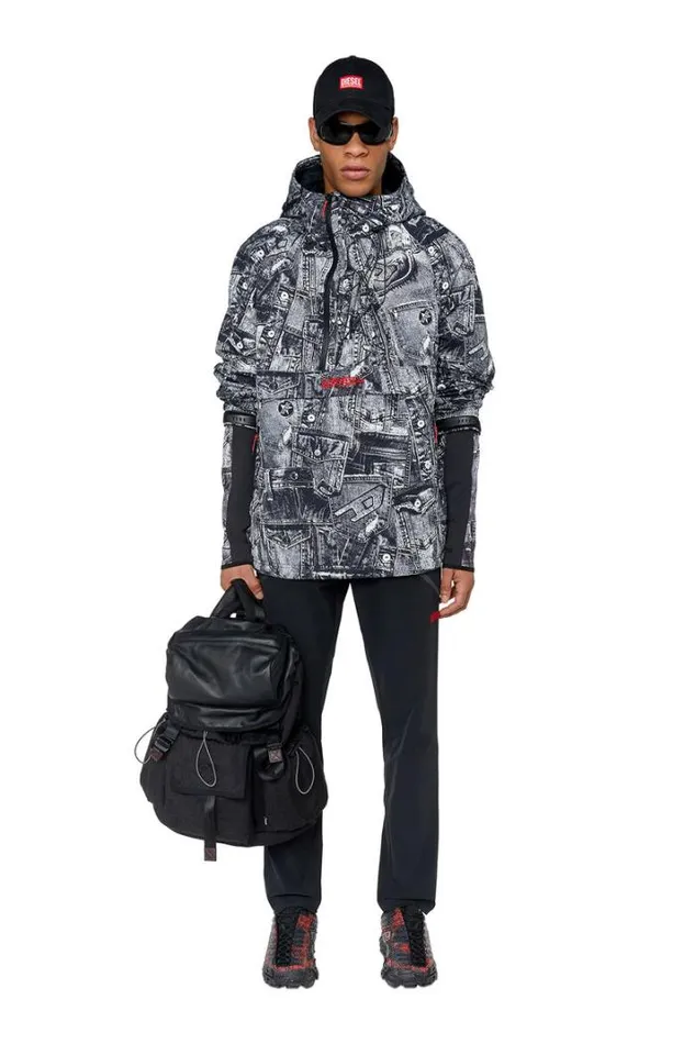 Men AuwtReinholdWt04 Black Diesel Outerwear And Jackets