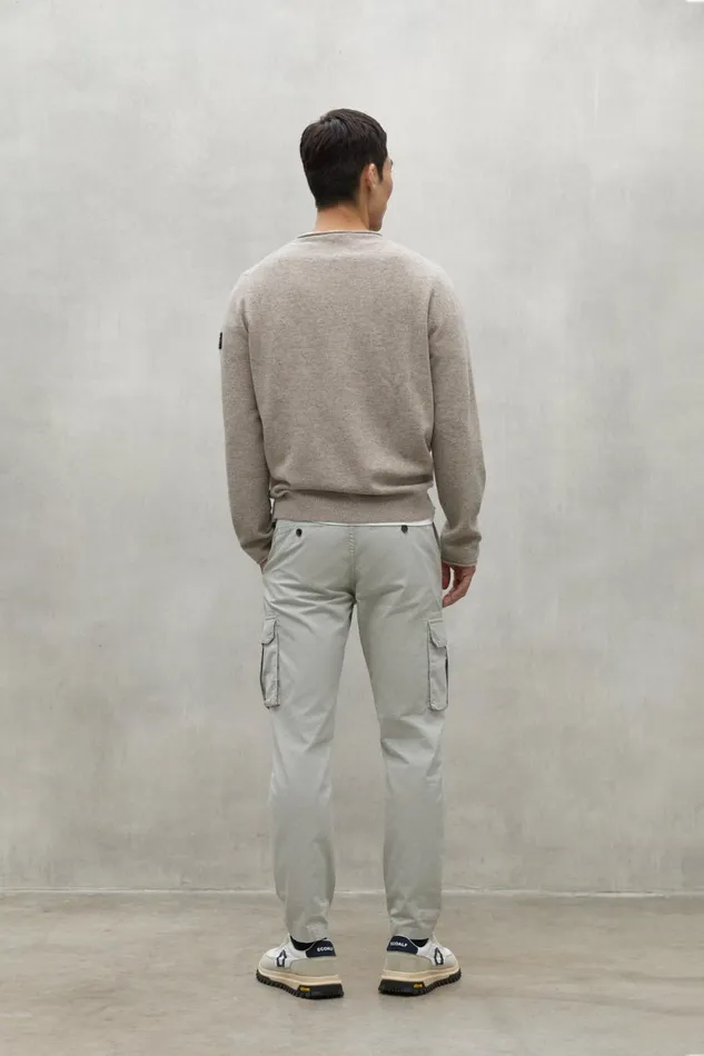 Men Beige Yulan Sweater Ecoalf Knitwear