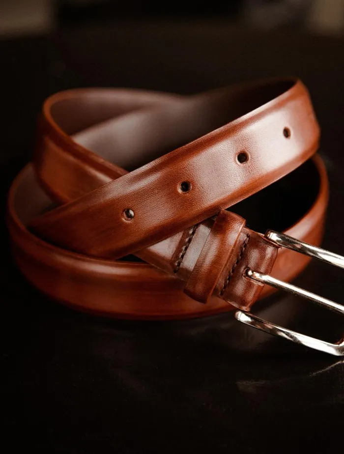 Men Belts Bobbies Wagram Chestnut Men Belts Bobbies Wagram Chestnut