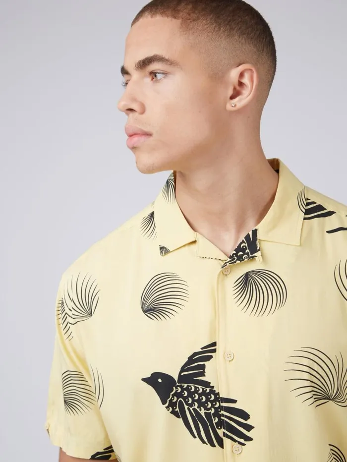 Men Ben Sherman Archive Print Shirts B By Bird Print Shirt
