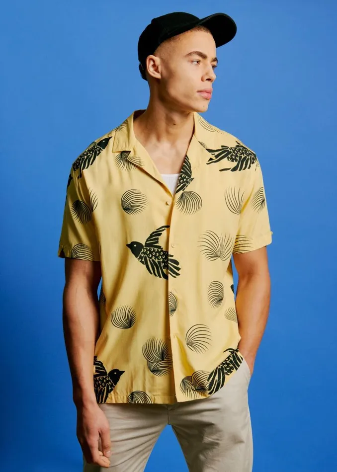 Men Ben Sherman Archive Print Shirts B By Bird Print Shirt Men Ben Sherman Archive Print Shirts B By Bird Print Shirt