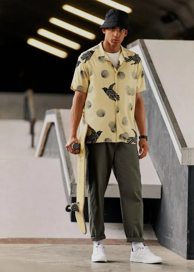 Men Ben Sherman Archive Print Shirts B By Bird Print Shirt Men Ben Sherman Archive Print Shirts B By Bird Print Shirt
