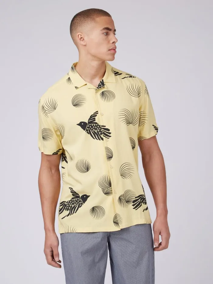 Men Ben Sherman Archive Print Shirts B By Bird Print Shirt Men Ben Sherman Archive Print Shirts B By Bird Print Shirt