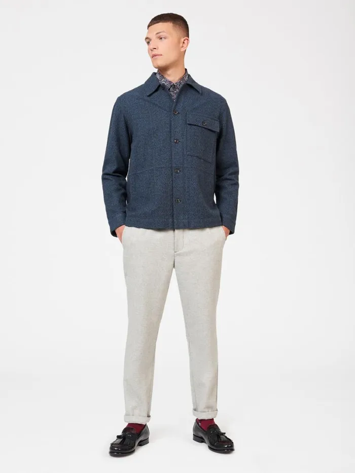 Men Ben Sherman Jackets and Outerwear Signature Casual Cotton Jacket Men Ben Sherman Jackets and Outerwear Signature Casual Cotton Jacket