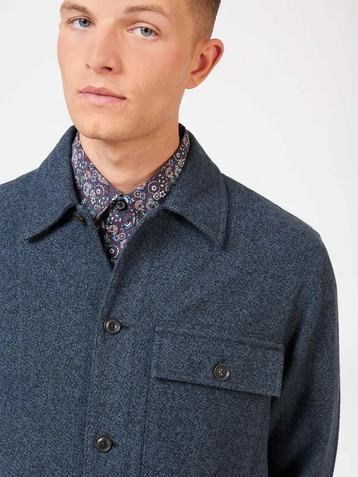 Men Ben Sherman Jackets and Outerwear Signature Casual Cotton Jacket Men Ben Sherman Jackets and Outerwear Signature Casual Cotton Jacket