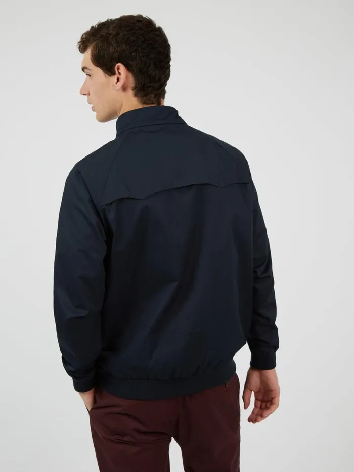 Men Ben Sherman Jackets and Outerwear Signature Harrington Jacket 8211 Dark Navy