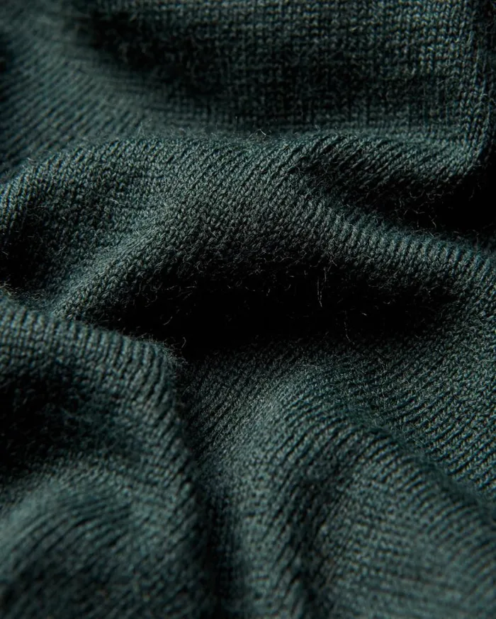 Men Ben Sherman Mod Knit Polos Tipped Merino Knit Polo 8211 Dark Green Men Ben Sherman Mod Knit Polos Tipped Merino Knit Polo 8211 Dark Green