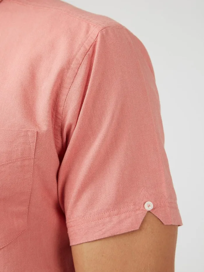 Men Ben Sherman Short Sleeve Shirts Signature Organic ShortSleeve Oxford Shirt 8211 Raspberry Men Ben Sherman Short Sleeve Shirts Signature Organic ShortSleeve Oxford Shirt 8211 Raspberry