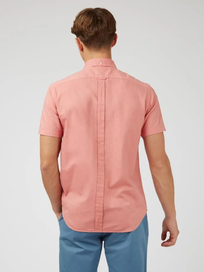 Men Ben Sherman Short Sleeve Shirts Signature Organic ShortSleeve Oxford Shirt 8211 Raspberry Men Ben Sherman Short Sleeve Shirts Signature Organic ShortSleeve Oxford Shirt 8211 Raspberry
