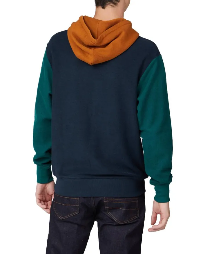 Men Ben Sherman Sweatshirts and Hoodies B By Reverse Loopback Hoodie 8211 Midnight