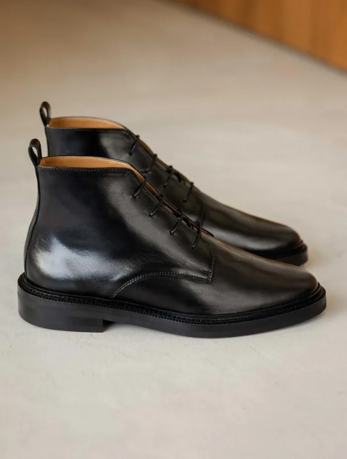 Men Boots Bobbies Hakel Tuxedo Black