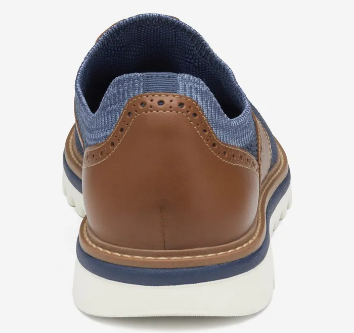 Men Braydon Knit Saddle Navy Knittan Full Grain JohnstonandMurphy LaceUps Men Braydon Knit Saddle Navy Knittan Full Grain JohnstonandMurphy LaceUps