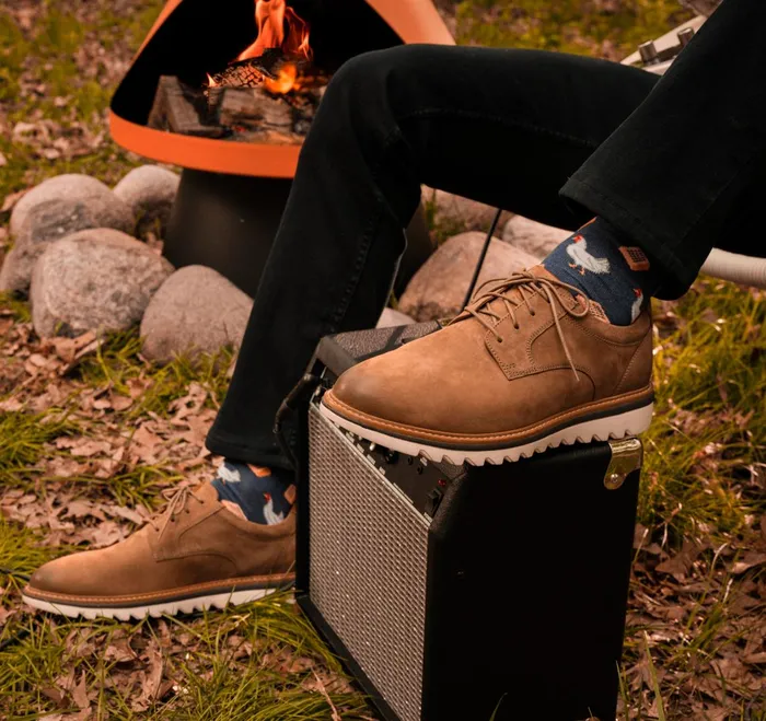 Men Braydon Plain Toe Dark Taupe Oiled Nubuck JohnstonandMurphy LaceUps Men Braydon Plain Toe Dark Taupe Oiled Nubuck JohnstonandMurphy LaceUps