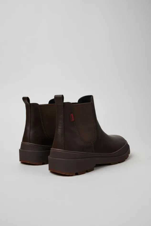 Men Brutus Trek HYDROSHIELD MICHELIN Brown Leather Ankle Boots Camper Ankle Boots Men Brutus Trek HYDROSHIELD MICHELIN Brown Leather Ankle Boots Camper Ankle Boots