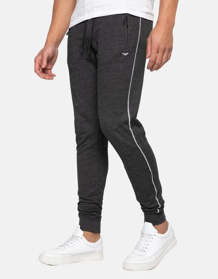 Men Charcoal Slim Fit Joggers Threadbare Joggers