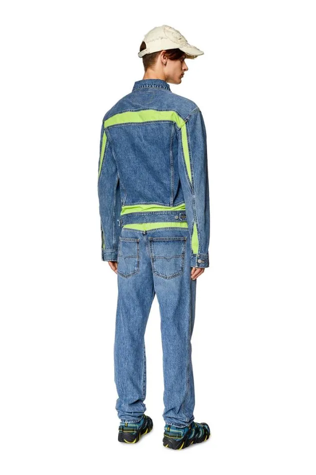 Men DBarcyRsS Light Blue Diesel Outerwear And Jackets