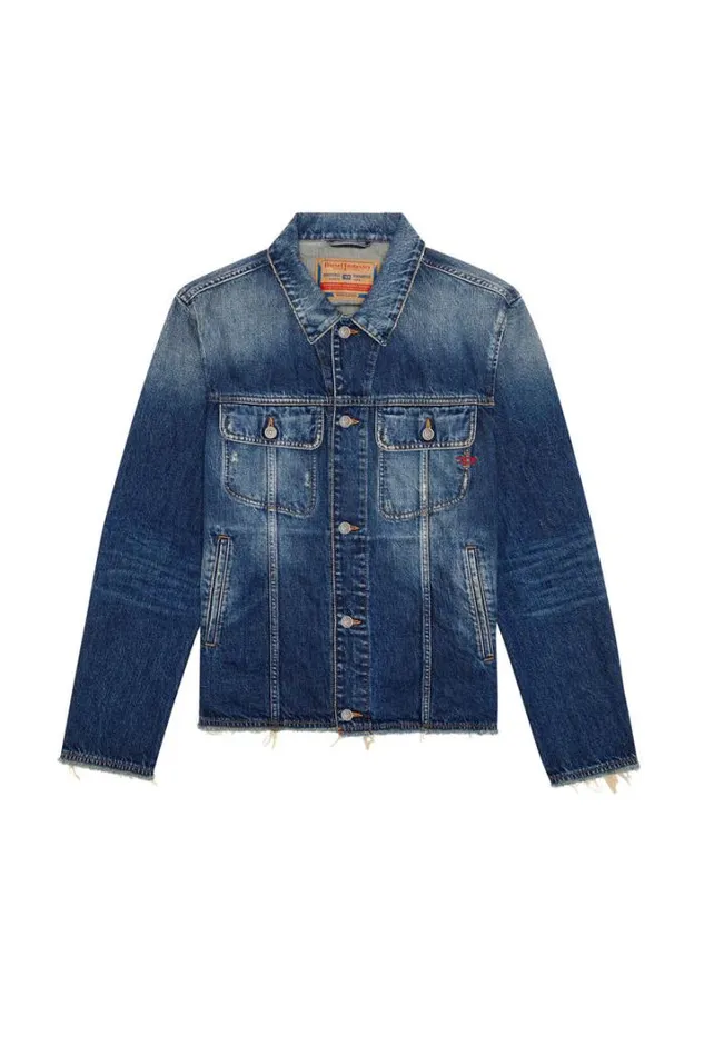 Men DBarcyS Dark Blue Diesel Outerwear And Jackets Men DBarcyS Dark Blue Diesel Outerwear And Jackets