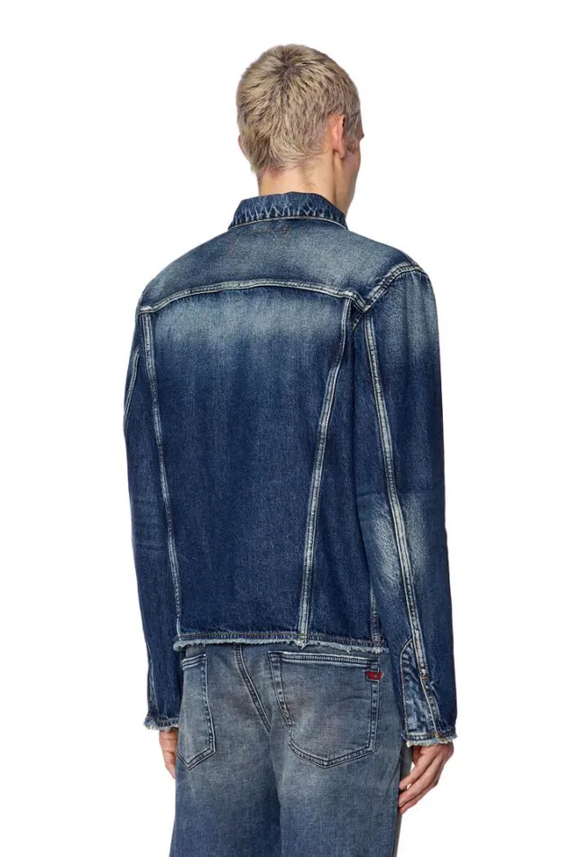Men DBarcyS Dark Blue Diesel Outerwear And Jackets Men DBarcyS Dark Blue Diesel Outerwear And Jackets