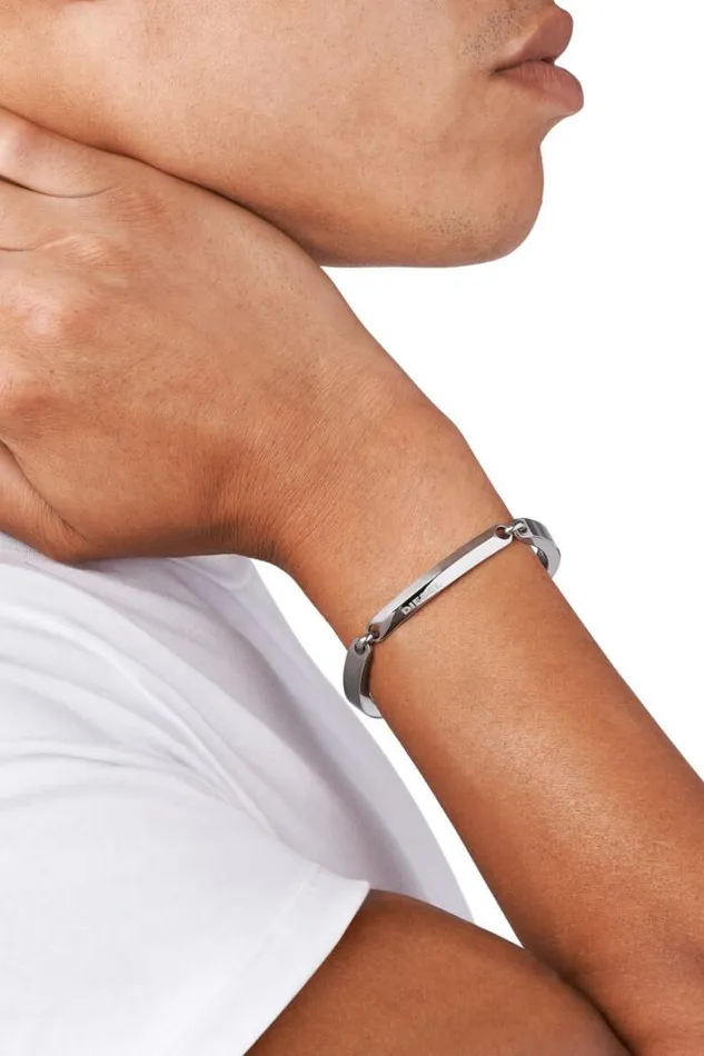 Men Dx1172 Silver Diesel Jewelry Men Dx1172 Silver Diesel Jewelry