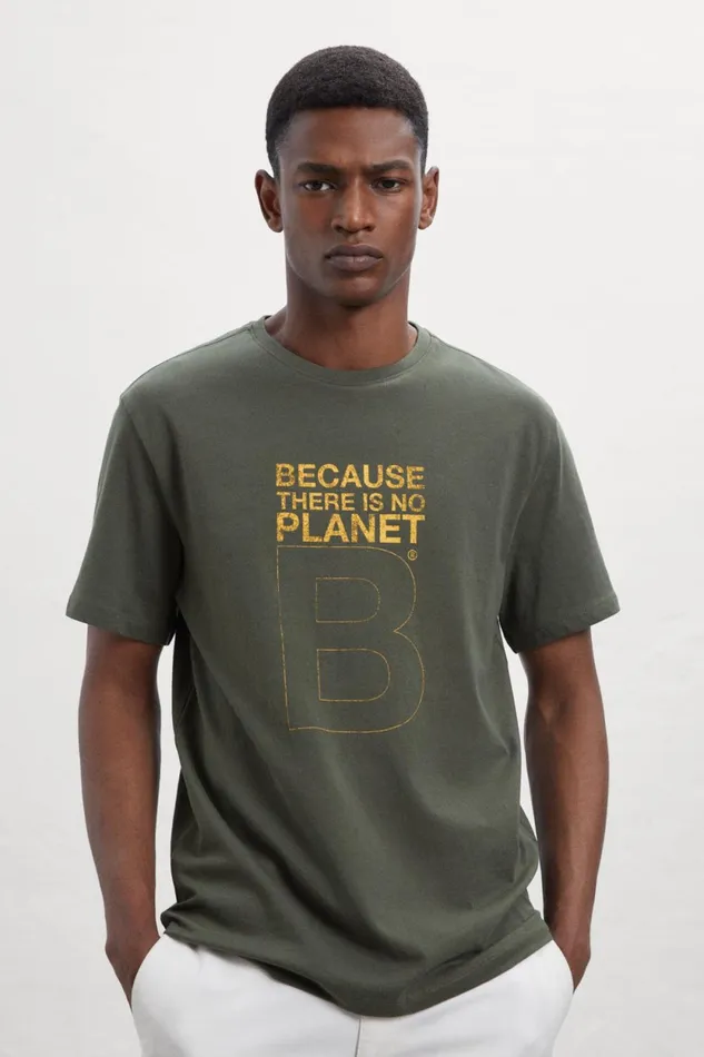 Men Green Great B TShirt Ecoalf TShirts